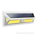 Venta caliente de 15 vatios COB 950 LUMENS LUCHAS DE AVERTENCIA DE ENERGÍA LED SOLOR SOLAR SENSOR DE SENSOR DE SENSOR